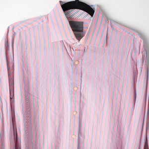 TD Thomas Dean Men's Long Sleeve Button Up Shirt Size‎ 16 1/2 R